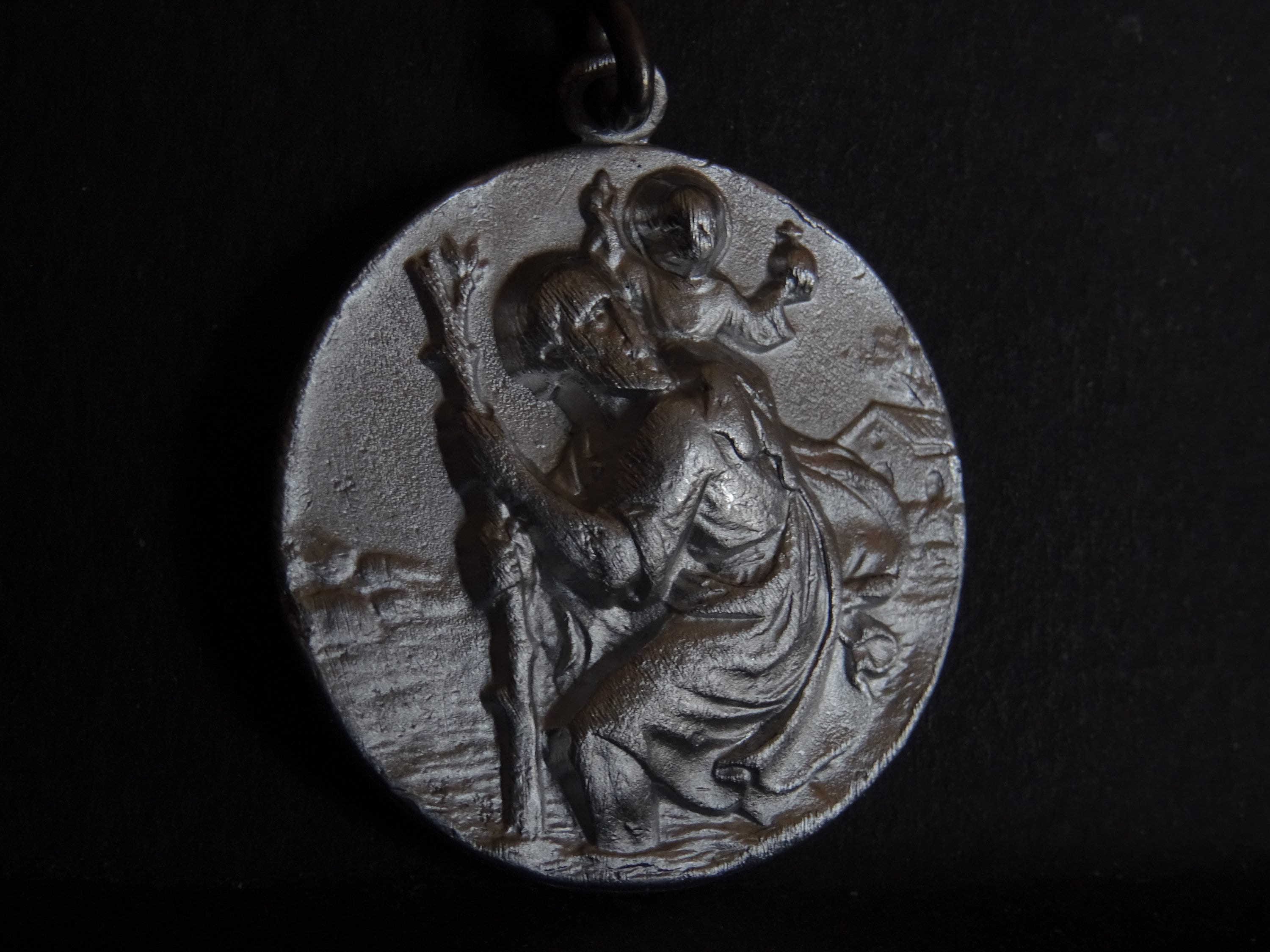 Médaillon Saint Christopher Pendent Medaille Holy Charm Aluminium P 19