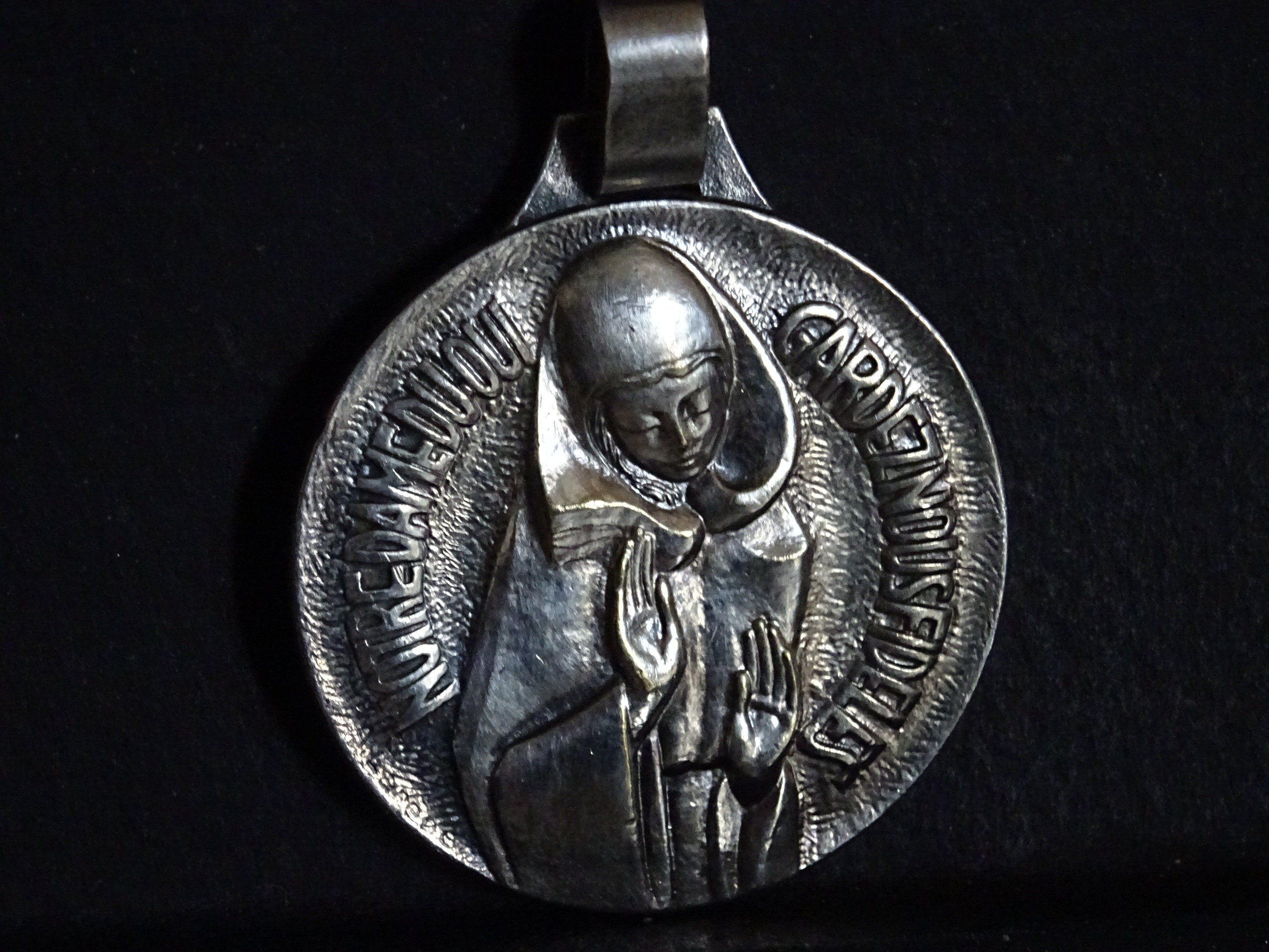Notre-Dame de Gardez France Médaille Antique Catholique Pendentif Saint Charme P 336