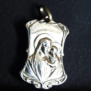 Médaillon Pendentif Indien Rare – Joueur De Flûte En Argent – Époque Incertaine