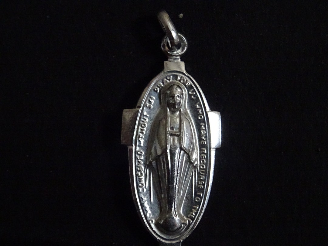Miraculous Medal. Symbol of Devotion and Love. Medallion Etsy
