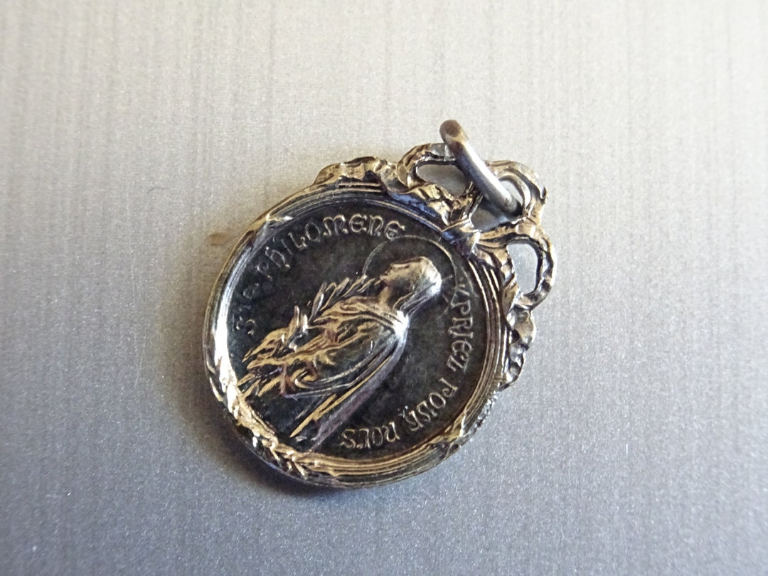 St. John Vianney and St. Philomena. Patron Saint of Infants Etsy