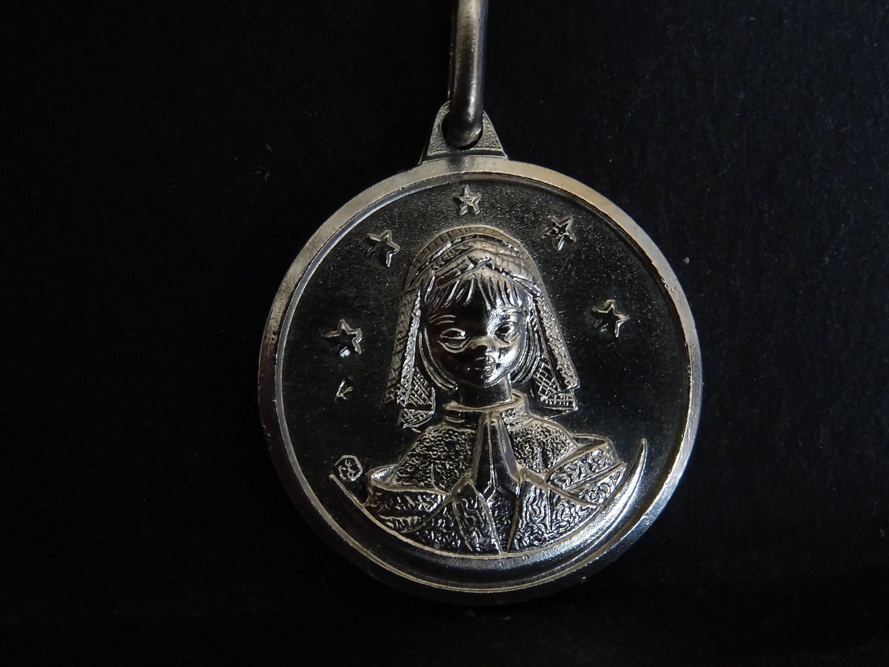 Baptême de Confirmation Cadeau Valérie 24 - 3 66, Pendentif, Catholique, Religieux Saint Don Medaill