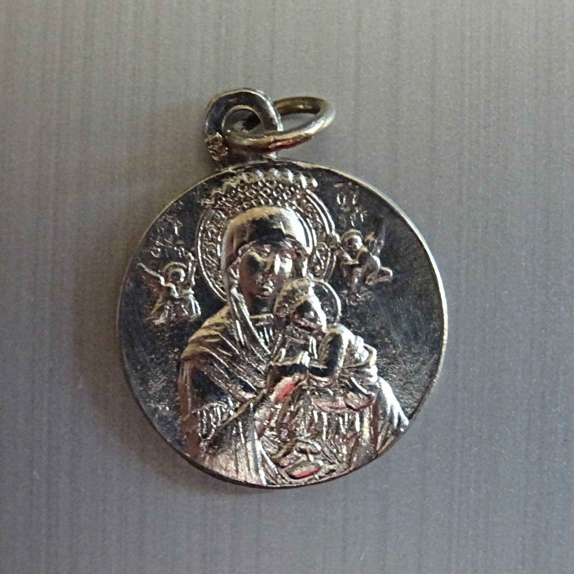 Notre Dame de Perpétuel Patron Des Docteurs, Patronne d'haïti, Signée A. Penin, Millésime Pendent Mé