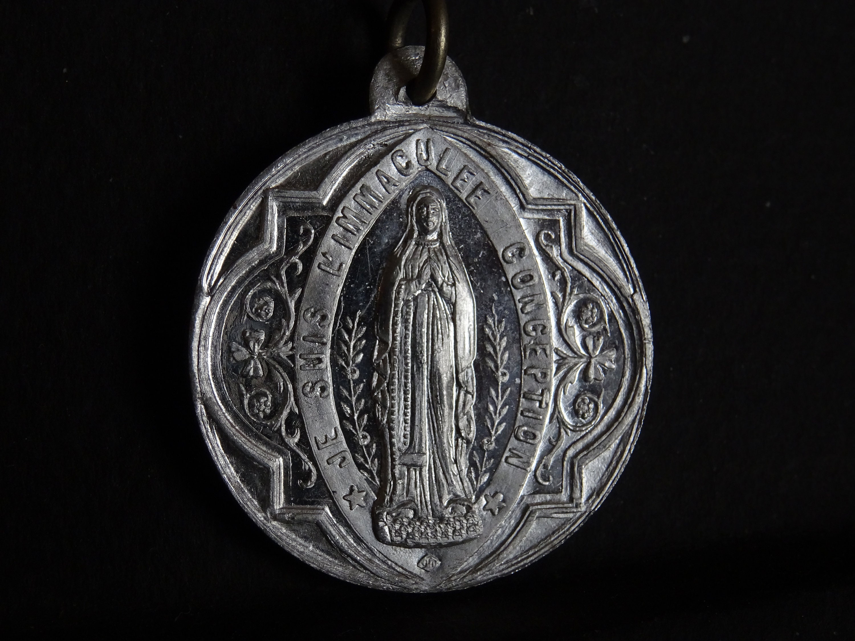 Immaculée Conception La Vierge Marie A Été Libre Du Péché Originel. Médaillon Pendent Medaille Holy 