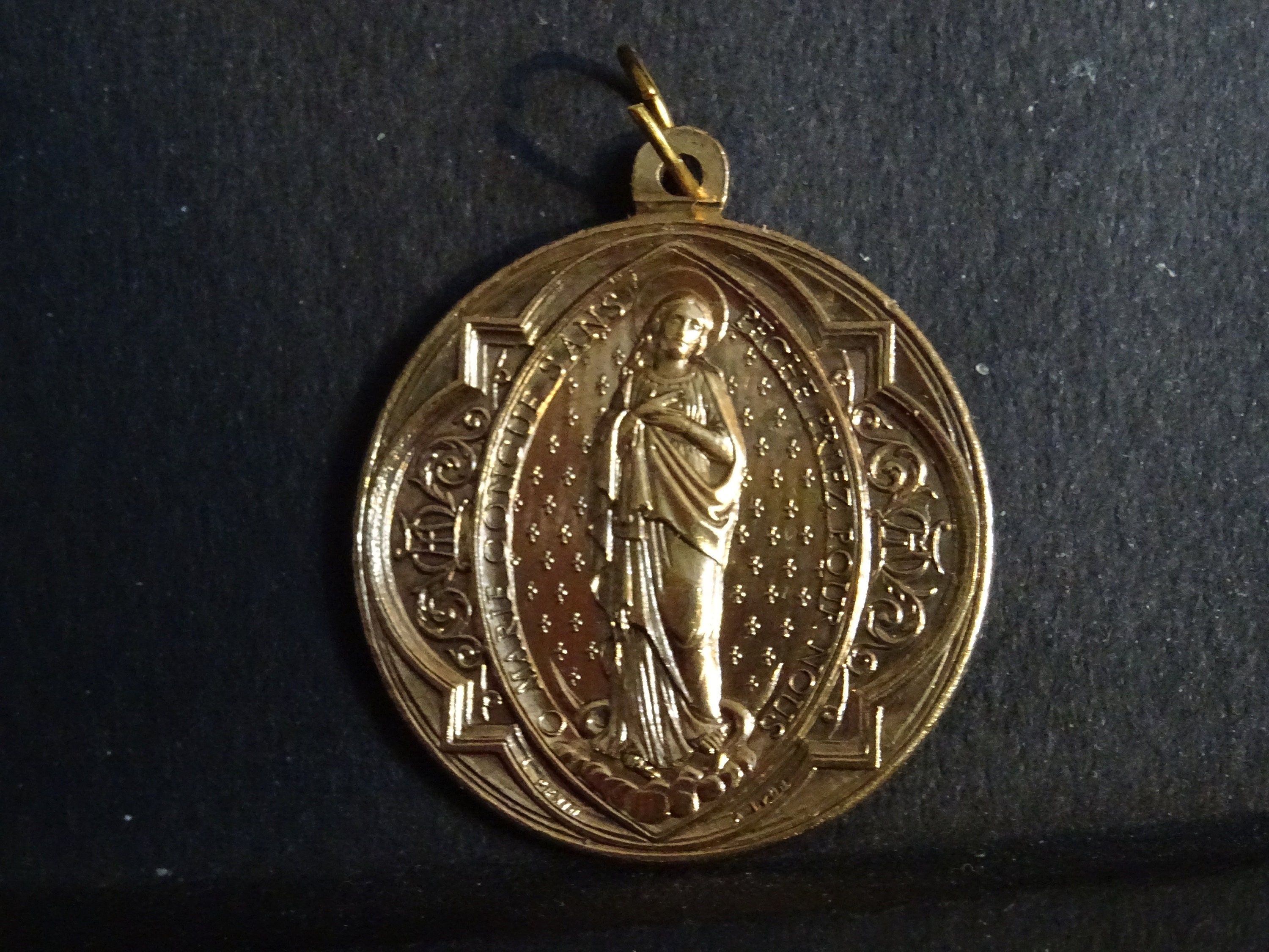 Sainte Marie Léon Xiii Pont Max Médaillon Pendent Medaille Holy Charm