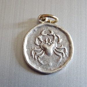 Cancer. The Crab. Zodiac Sign New Age Pendant Charm Horoscope Astrology Amulette B 495