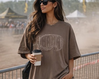 Mama Graphic Tee | Goggle Motocross Shirt | Track Day Shirt | Biker Mom Style | Race Day Outfit