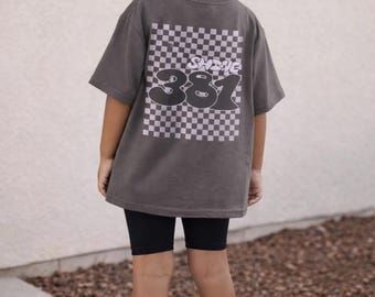 Youth Moto Custom Name & Number Tee | Custom Rider Number Shirt | Motocross Kids Shirt | Dirt Bike Apparel | Lifestyle Shirt | Custom Moto