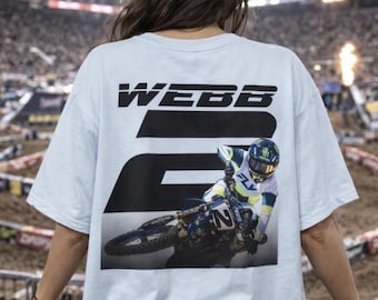 Cooper Webb 2 Moto Rider Adult Tee | Adult Dirt Bike Graphic Tee | Supercross | Motocross