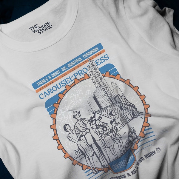 The Carousel of Progress T-Shirt - Theme Park T-Shirt -Shirts for Men and Women - Family Shirts - Happiest Place on Earth - Tomorrowland