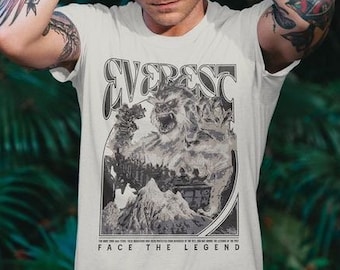 The Yeti Tee - Dierenrijk - DAK - Mount Everest - Everest - WDW T-Shirts - Themapark - Disco Yeti - Tree of Life