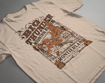 The Big Thunder Mountain T-shirt - Theme Park T-shirt -shirts for