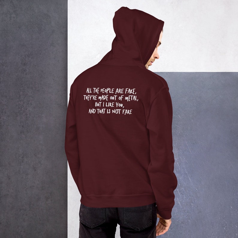 The Young Royals Hoodie Hillerska Skolan Hoodie Wilhelm and Simon All The People Are Fake image 4