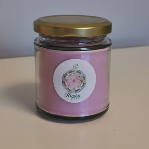 Small soy wax candle