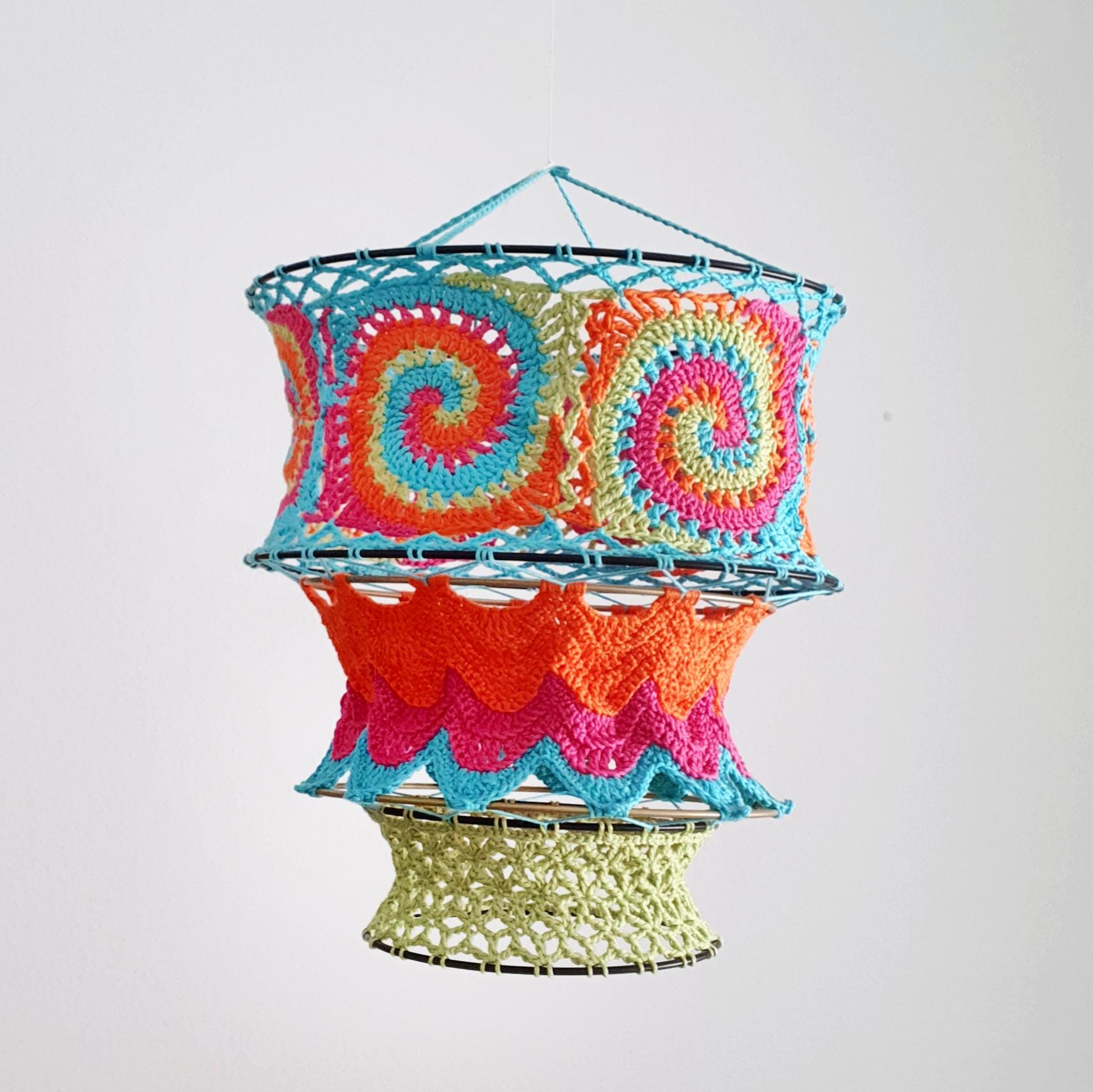 Psychedelic Lampshade - Etsy