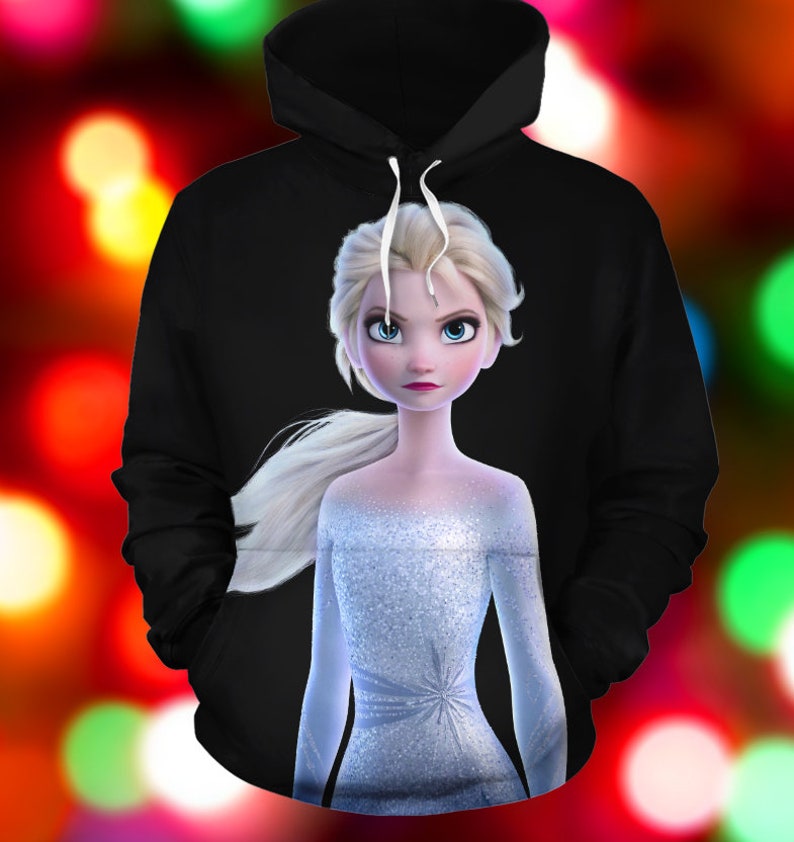 Frozen hoodie Elsa all over print hoodie 3d hoodie sweater Etsy