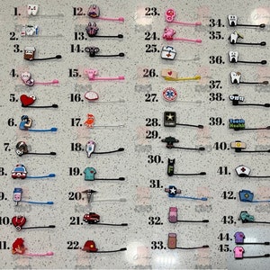 Straw Charms - Medical Straw Charms - Medical