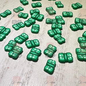Green Bow Polymer Slices - 10mm Large
