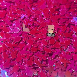 Bunny Hot Pink Glitter