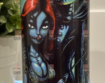 Jack & Sally Inspired Sublimation Tumbler