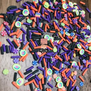 5mm Halloween Treats Polymer Slices -small