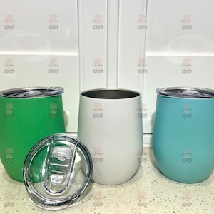 12 oz Glow in the Dark Stainless Wine Tumblers