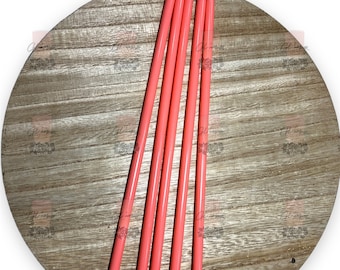 24 oz Orange Plastic Straws - 10.5"