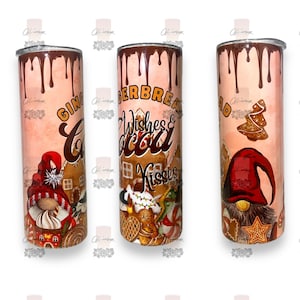 Gingerbread Wishes & Cocoa Kisses Customized Tumbler