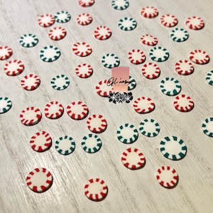 Poker Chips Polymer Slices - 10mm Large