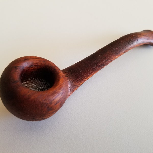 Hand-Crafted Solid Merbau Pipe