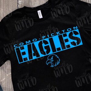 PNG - Custom School Mascot Shirt - Custom School Mascot design - School Shirt - Sublimation Design - School Name and School Mascot