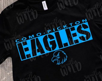 PNG - Custom School Mascot Shirt - Custom School Mascot design - School Shirt - Sublimation Design - School Name and School Mascot
