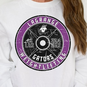 PNG - CUSTOM Weightlifting Team Spirit Shirt Design - Power Lift Season - Team Lifting - Weight Plate - Mascot Team Spirit Shirt Design