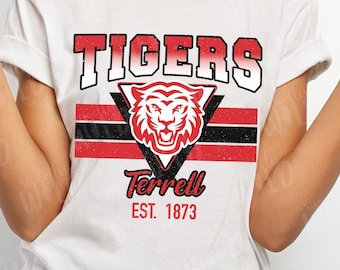 PNG - CUSTOM School Mascot Shirt - Custom School Mascot design - School Shirt - Sublimation - DTF - Design - School Name and School Mascot