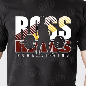 PNG - CUSTOM Weightlifting Team Spirit Shirt Design - Powerlifting Season - Team Lifting - Weight Plate - Mascot Team Spirit Shirt Design
