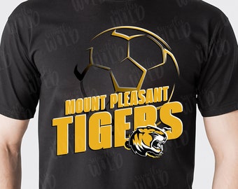 PNG - Custom Soccer Futbol Team Spirit Shirt Design - Soccer Season - Futbol Season - Your Team - Mascot Team Spirit Shirt Design