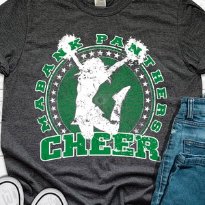 PNG - CUSTOM Cheerleading Mascot Spirit Shirt Design - Cheer Season - Your Cheer Squad - Your Colors - Mascot Team Spirit Shirt Design
