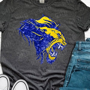 PNG - CUSTOM Sequin Mascot - Sport Season - Your Team - Mascot Team Spirit Shirt Design - Trendy Spirit Wear - Sparkle Spirit