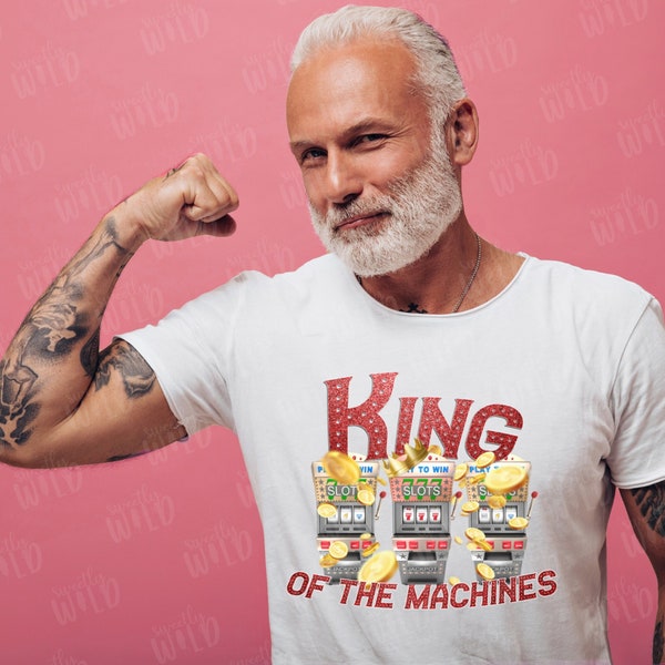PNG - King of the Machines - PNG Download - Casino Slots Design - Slot Machine PNG Files - Instant Download - Sublimation - Best Seller