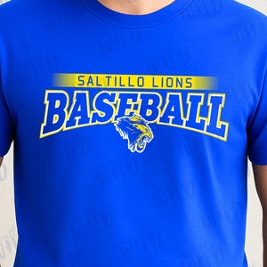 PNG - CUSTOM Baseball Mascot Spirit Shirt Design - Baseball Season - Your Baseball Team - Team Colors - Mascot Team Spirit Design