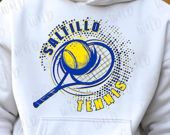 PNG - Custom Tennis Team Spirit Shirt Design - Tennis Season - Team Tennis - Tennis Racket - Mascot Team Spirit Shirt Design - Tennis Ball