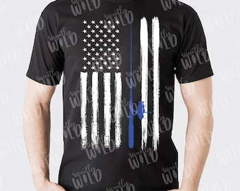 PNG - US Flag Fishing Shirt Png - Angler Shirt Png - Files - Png Designs - Png Downloads - Sublimation