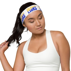 CUSTOM HEADBAND - School Mascot Headband - Spirit Wear
