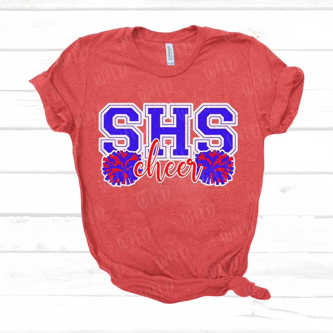 PNG - CUSTOM Cheerleading Mascot Spirit Shirt Design - Cheer Season ...