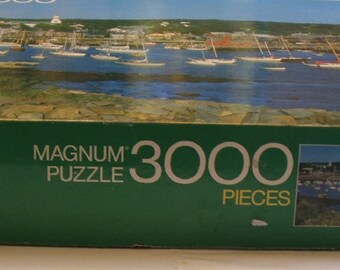 Vintage 1980s Milton Bradley MB Magnum 3000 Pc. Puzzle #4550-7