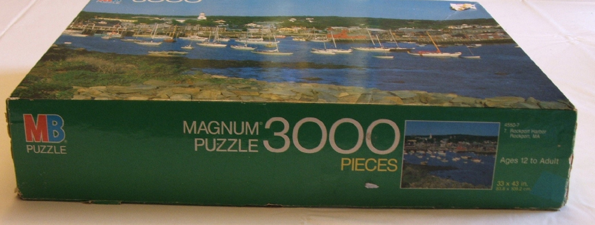 Vintage 1980s Milton Bradley MB Magnum 3000 Pc. Puzzle #4550