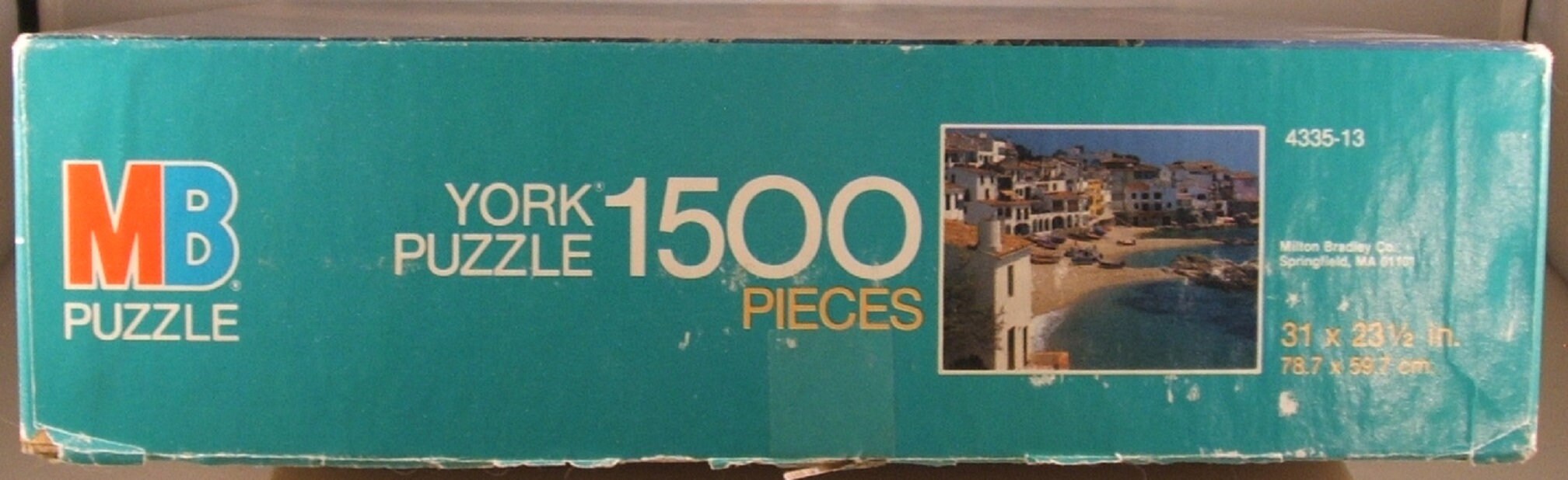 MILTON BRADLEY CO. アメリカ製 アンティーク ジグソーパズル Vintage © 1984 Milton Bradley MB York 1500 Pc. Puzzle #4335