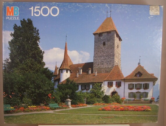 Vintage © 1986 Milton Bradley MB York 1500 Pc. Puzzle #4335-9