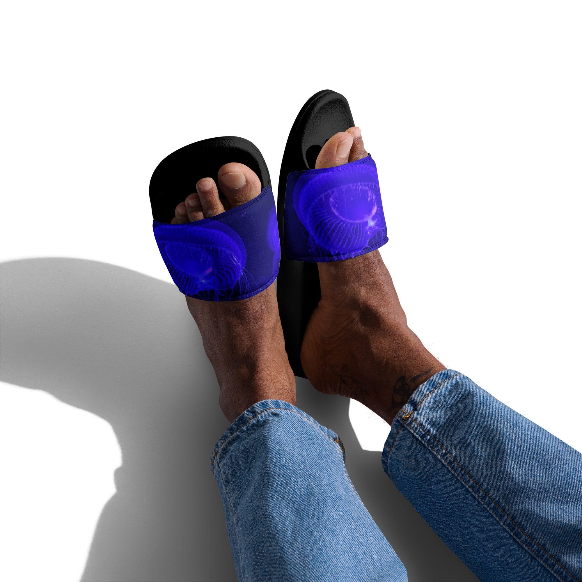 mens jelly sandals