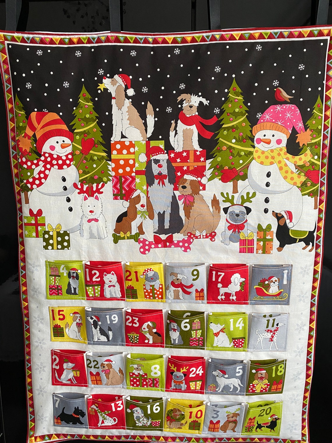 Makower Yappy Christmas Advent Calendar Etsy
